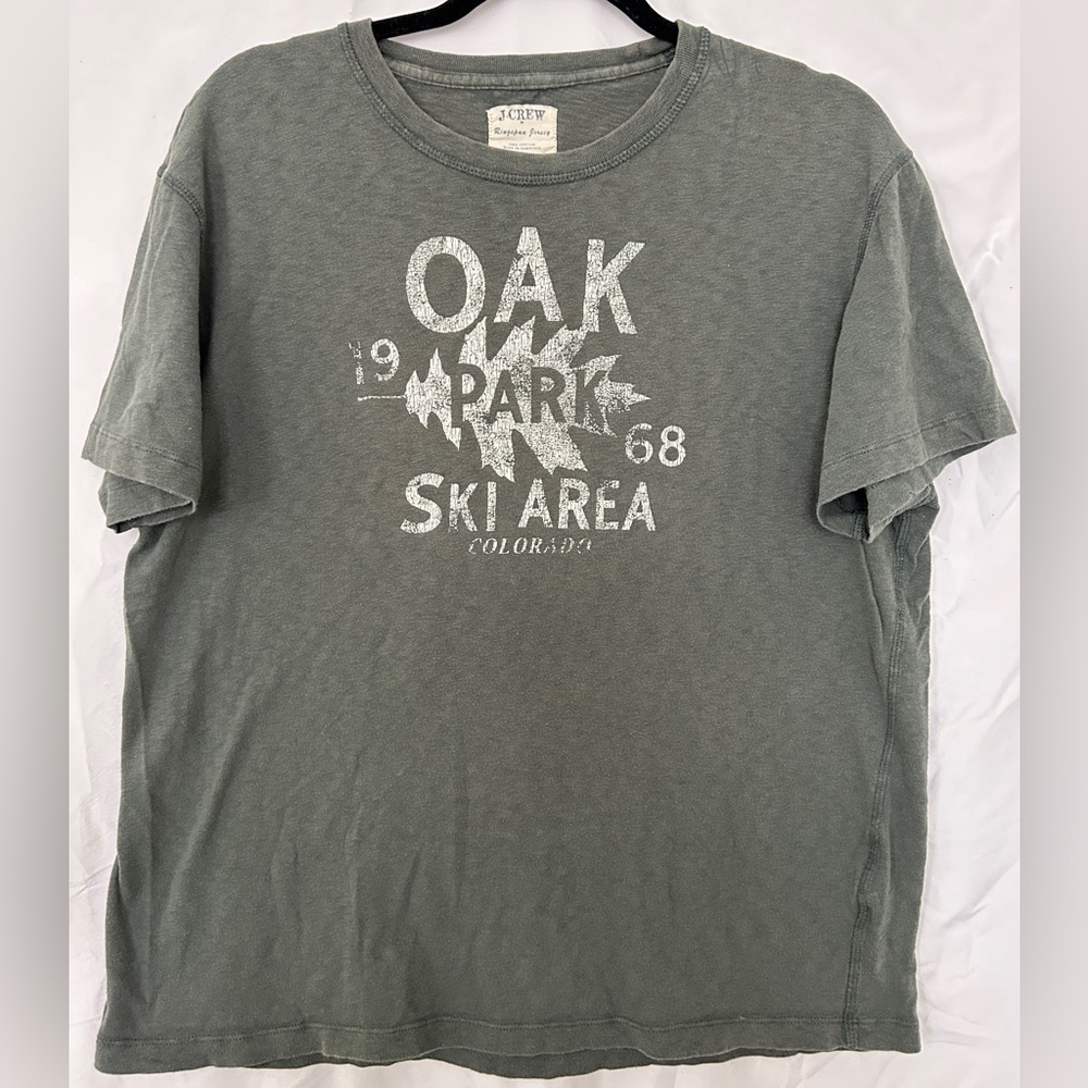 J. Crew | Vintage Men’s Short Sleeve Shirt | Grey Graphic Colorado Tee